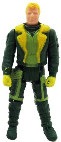 Kenner M.A.S.K. Thunderhawk PlayFul argentine, licensed product. Body from Ace Riker in green/yellow